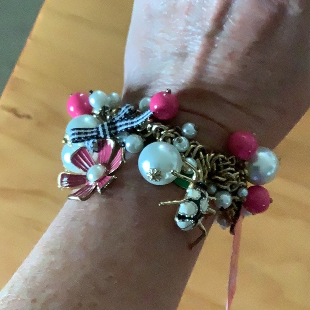 NWT Betsey Johnson Stretch Insect Bracelet